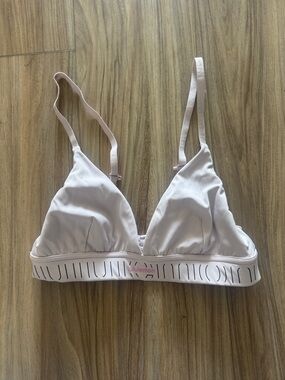 lululemon athletica Pale Pink Triangle Bralette with Logo Band